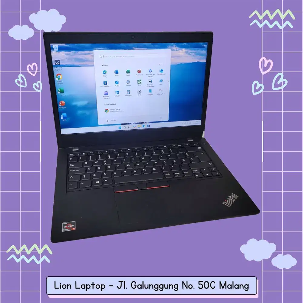 Gaming/Editing AMD Ryzen 5 PRO 8/256 MULUS Lenovo Thinkpad L14 [17|03]