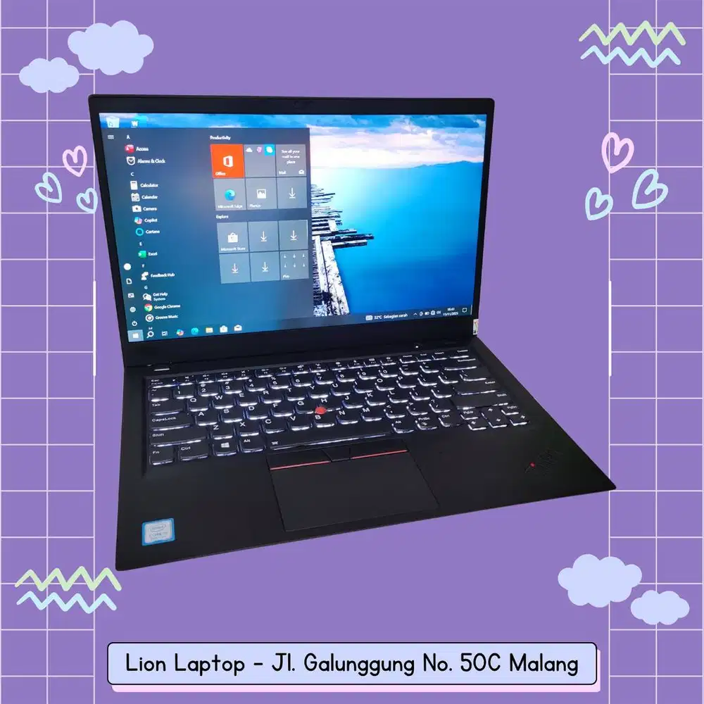 X1 Carbon Slim Ringan i5 gen 8 8/256 [17|03]