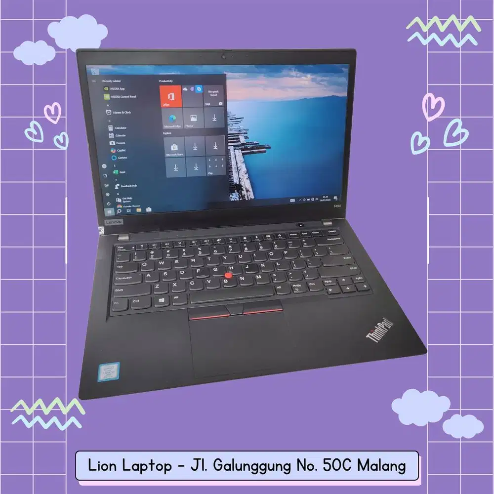 Double VGA NVIDIA Core i5 8/256 Slim Lenovo Thinkpad T490 [17|03]