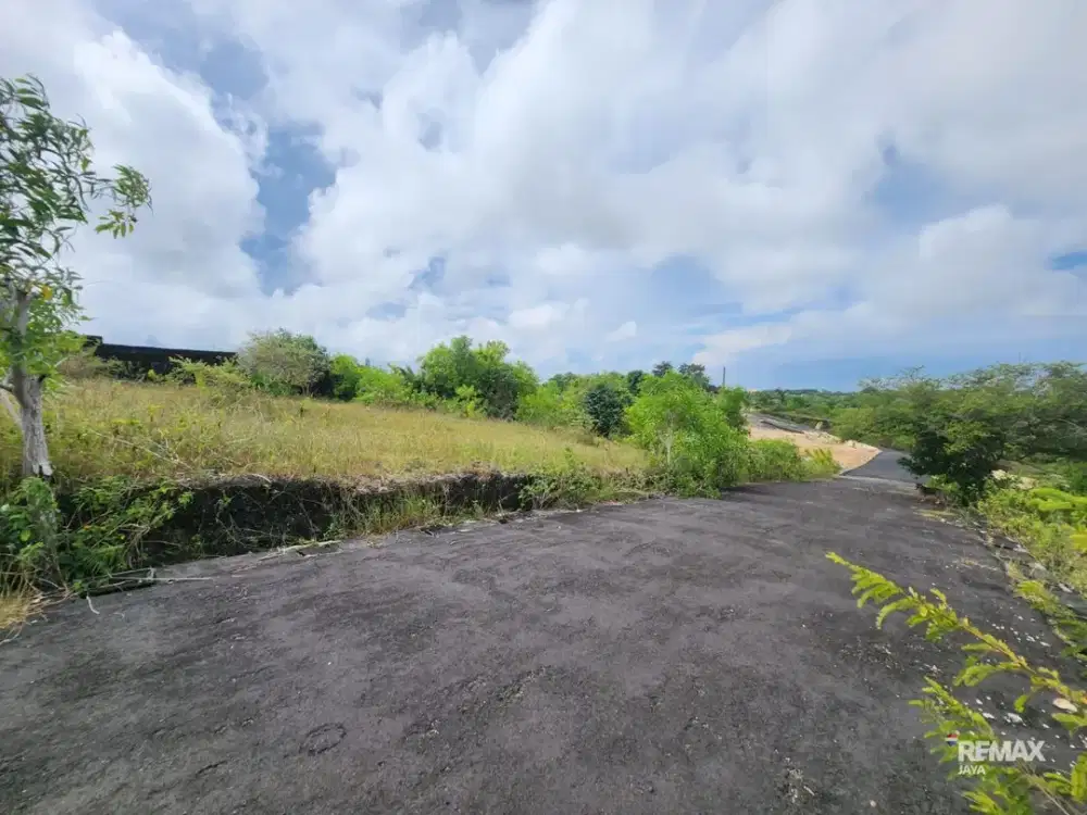 Tanah premium dijual ukuran kecil view laut dan GWK.