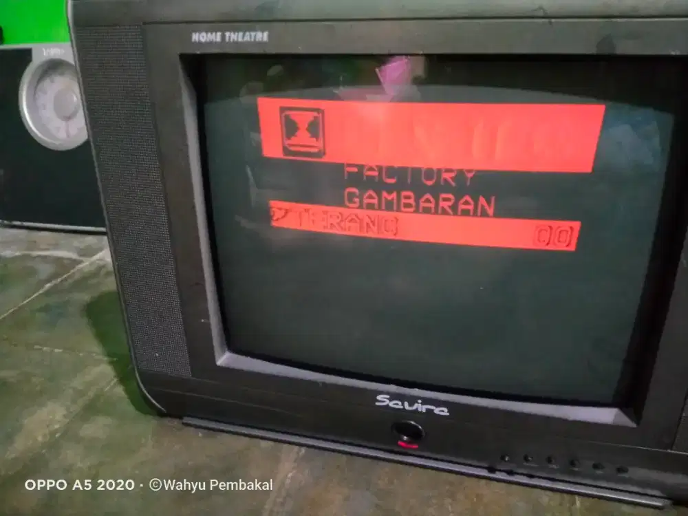 jual seadanya tv 14 in mesin hidup