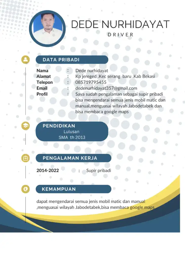 Cari pekerjaan driver