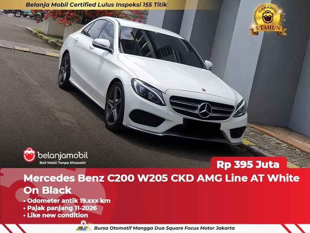 [ LOW KM 19RB ] Mercedes Benz Mercy C200 C 200 W205 AMG Line 2018/2019