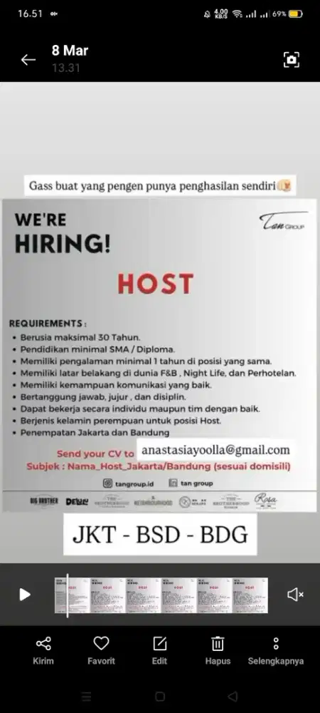 Host host host area BDG