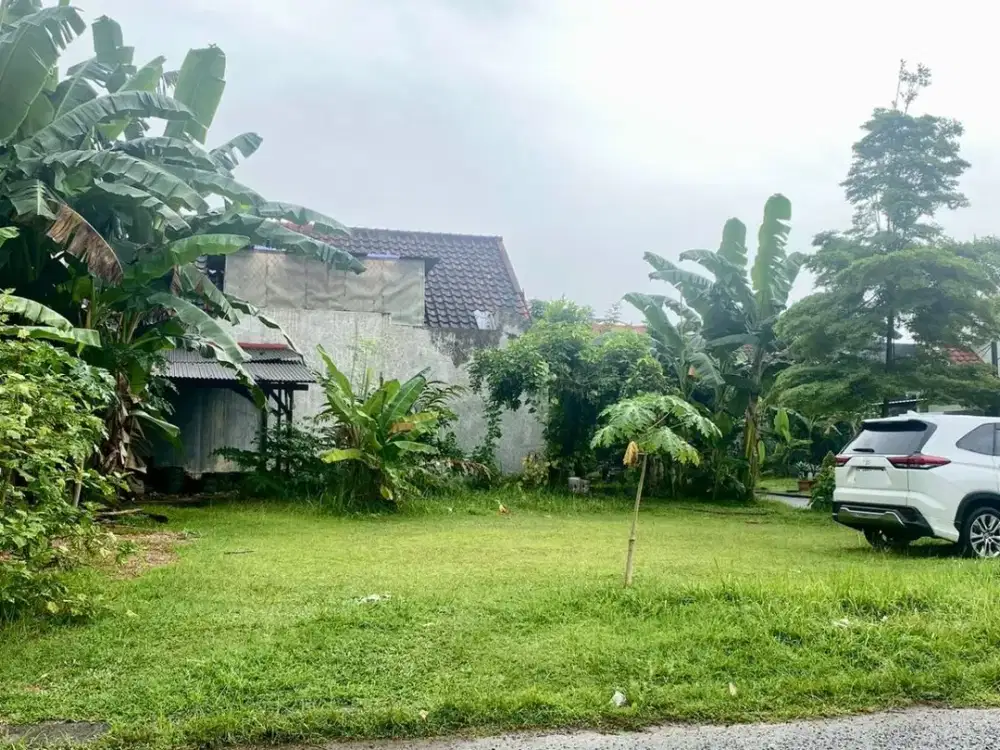 TANAH KAVLING DI HOEK CLUSTER SUTERA DELIMA hadap utara timur