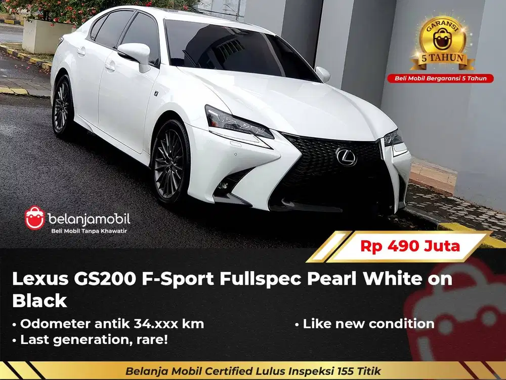 [ LOW KM 34RB ] Lexus GS200 GS 200 F-Sport F Sport Fullspec 2017/2018