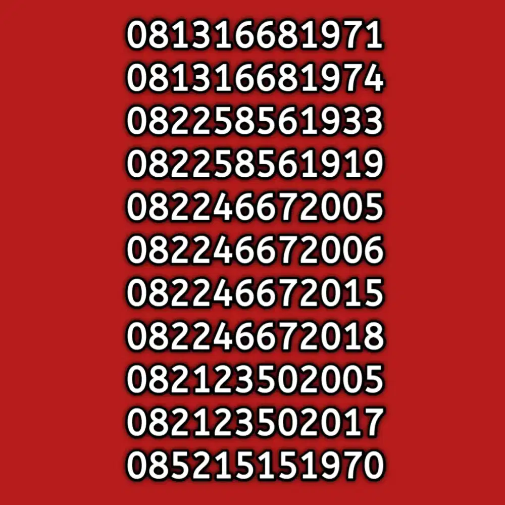 nomor cantik telkomsel simpati as seri tahun cantik