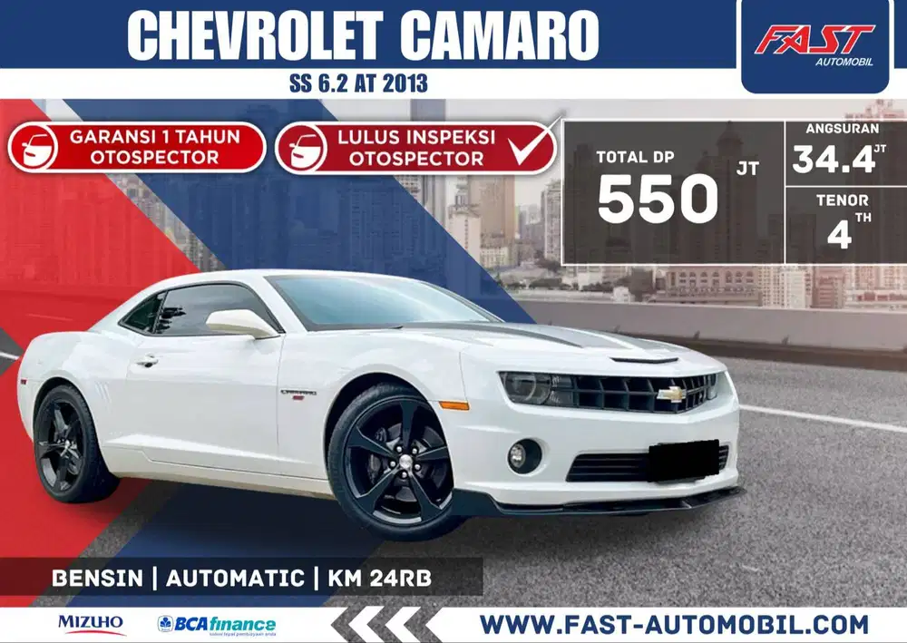 CHEVROLET CAMARO SS 2013 6.2 LITER MUSCLE CAR LOW KM.24RB ANTIK