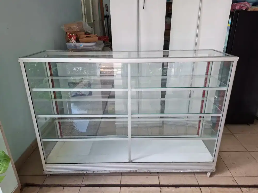 Jual Etalase kaca geser