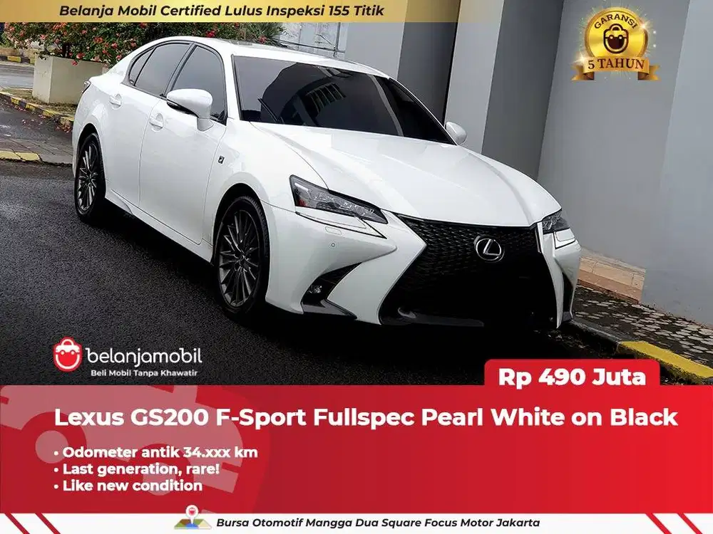 [ LOW KM 34RB ] Lexus GS200 GS 200 F-Sport F Sport Fullspec 2017/2018