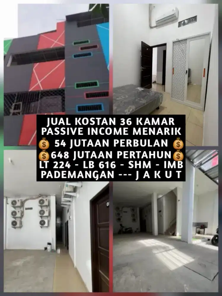 JUAL KOST KOSAN KOSTAN PADEMANGAN JAKARTA UTARA 700 MTR TOL PELABUHAN