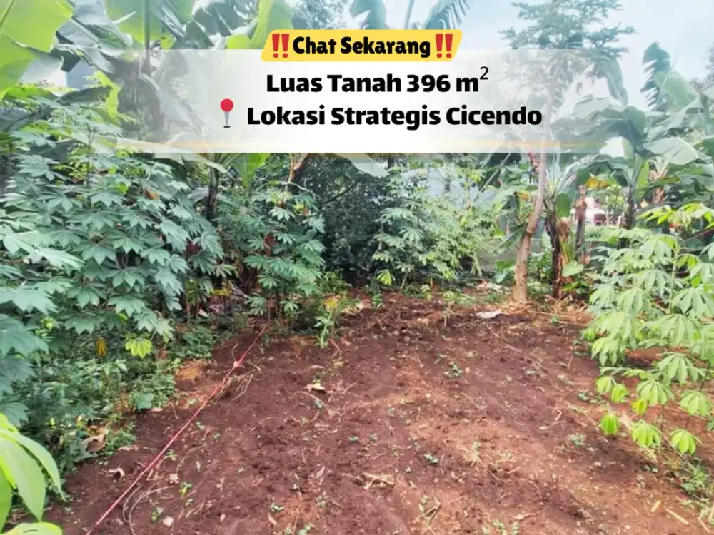 Kavling 396 m² Sukaraja – SHM