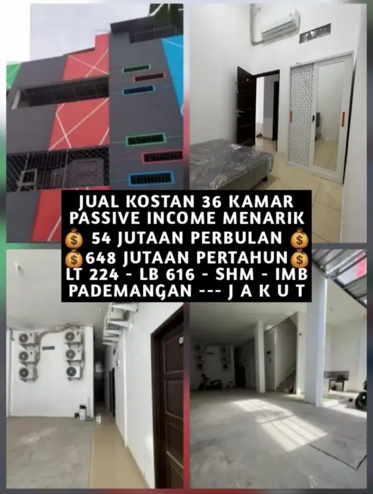 JUAL KOST KOSAN KOSTAN PADEMANGAN JAKARTA UTARA 700 MTR TOL PELABUHAN