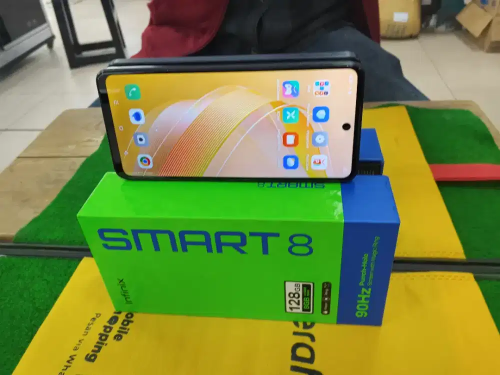 Infinix Smart 8 Ram 4/128 gb mulus lengkap no minus smua normal