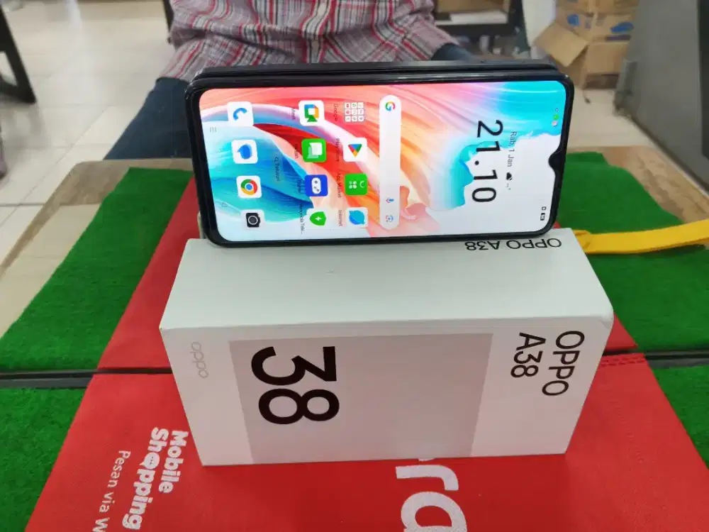 Oppo A38 Ram 6/128 gb mulus lengkap normal