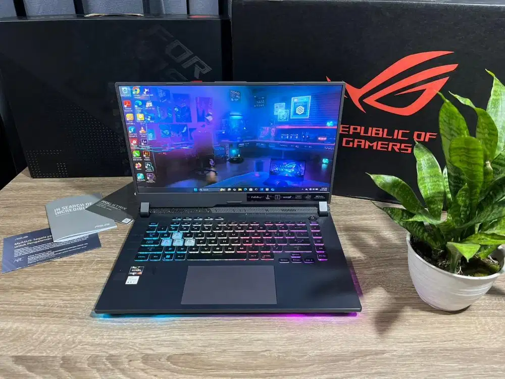 Laptop gaming professional asus rog strix ryzen 7 6800 nvidia rtx3050