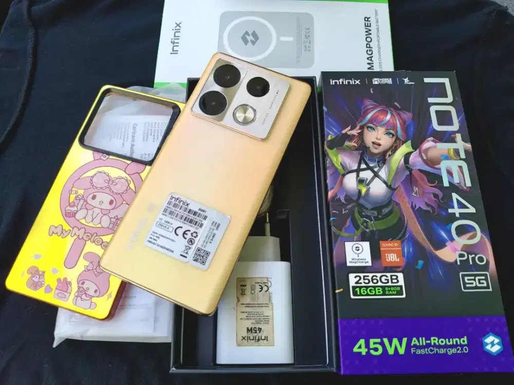 Infinix Note 40 Pro 5G RAM 8/256GB Fullset Original