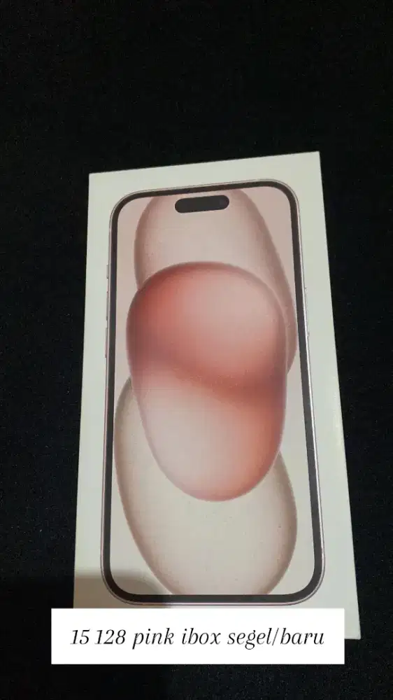 iphone 15 128 pink baru/segel
