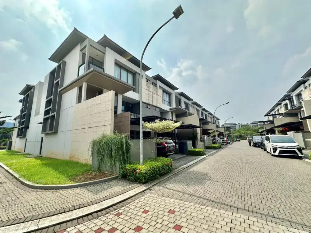 Dijual Rumah Mewah Modern Tipe Hook Full Furnish BSD City