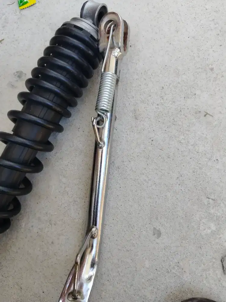 Shock breaker belakang Beat dan Standar Samping 28cm