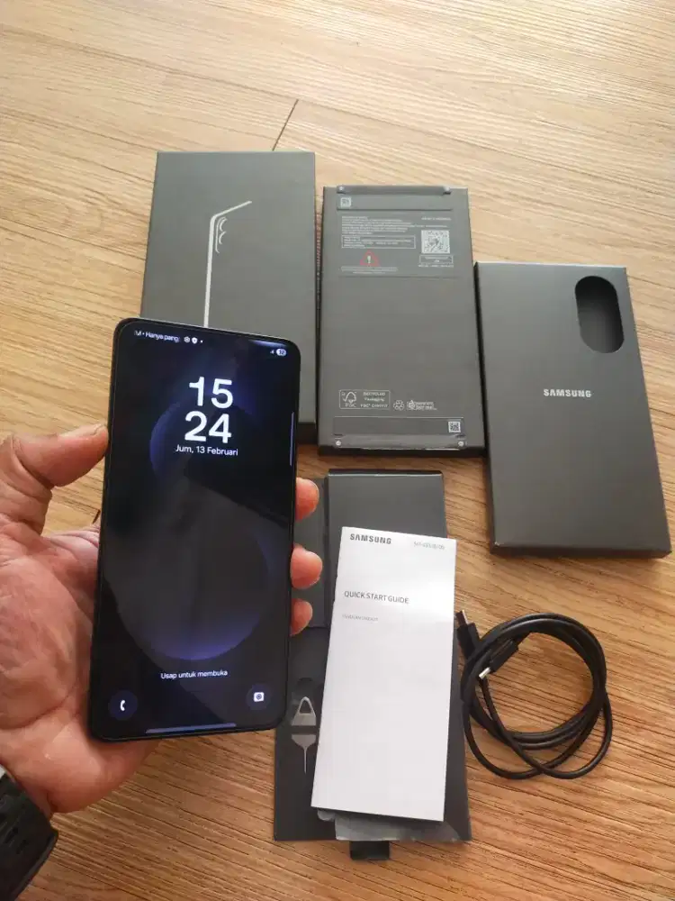 Samsung S25 edge 12/256 fullset  ori  sein bisa tt hp