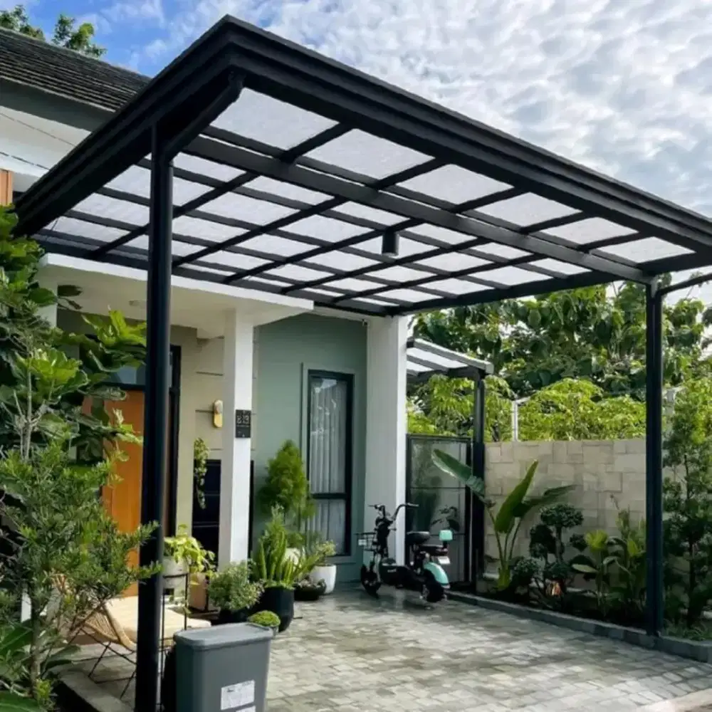 Kanopi Canopy, Tralis, Kitchen Set, Railing, Tangga, Pagar, Atap Baja