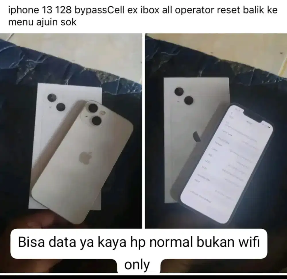 Iphone 13 128 sinyal resmi