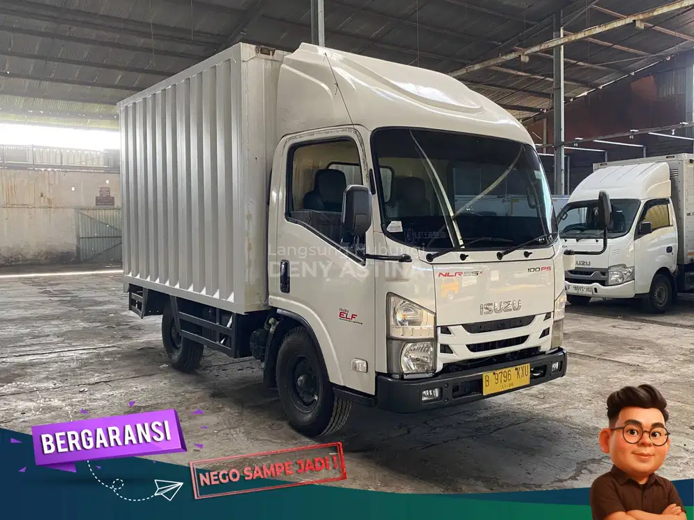 ISUZU ELF NLR 55 TX 2.8 ENGKEL BOX BESI 2021