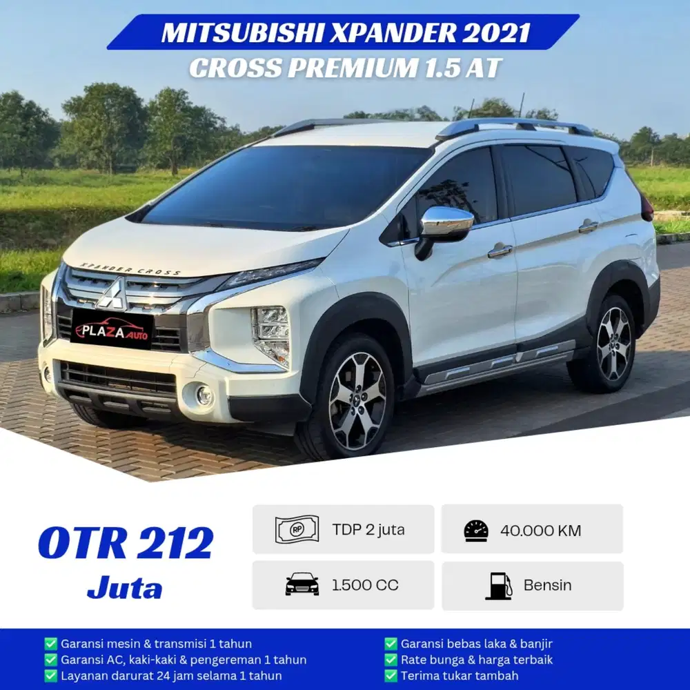 Mitsubishi Xpander 2021
Cross Premium 1.5 Automatic (TDP 2 juta)