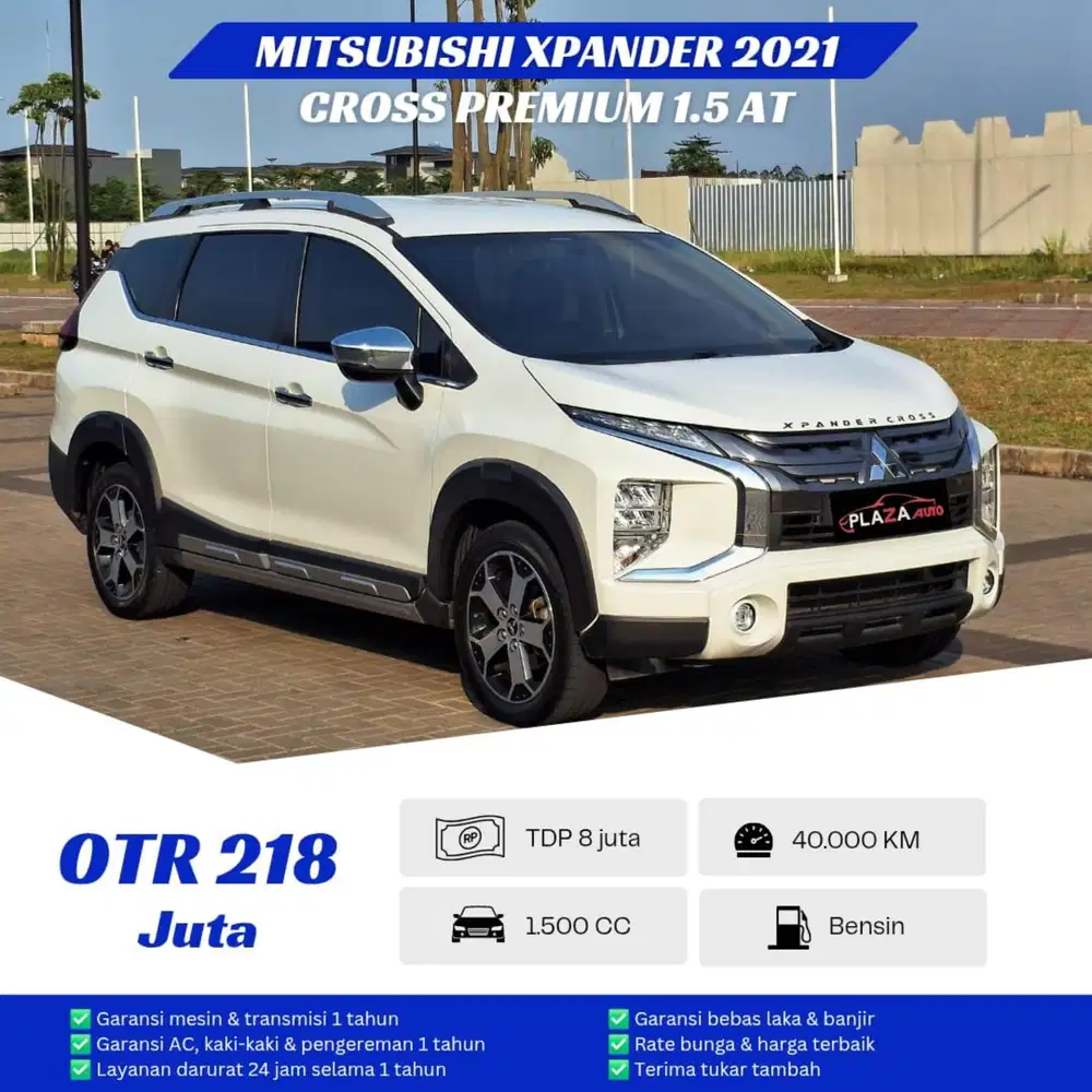 Mitsubishi Xpander 2021
Cross Premium Package 1.5 Automatic