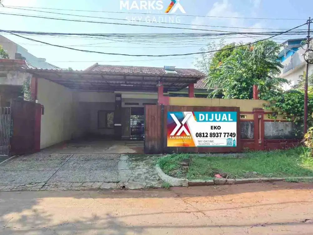 Dijual Rumah Strategis Dekat Stasiun Cakung di Soka Merah Harapan Baru Regency Bekasi Barat