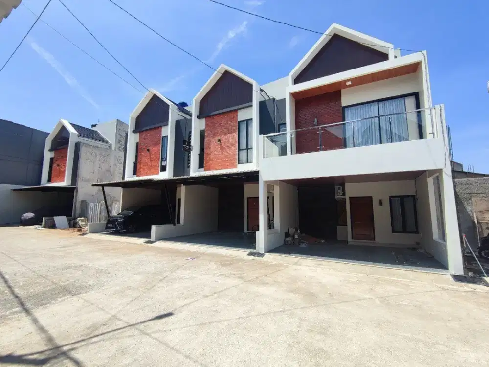 Rumah 2,5 Lt Pinggir Jalan Utama Bisa Custom Dekat Tol & LRT Cibubur Jaktim