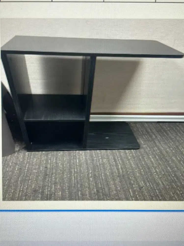 Flip side table black