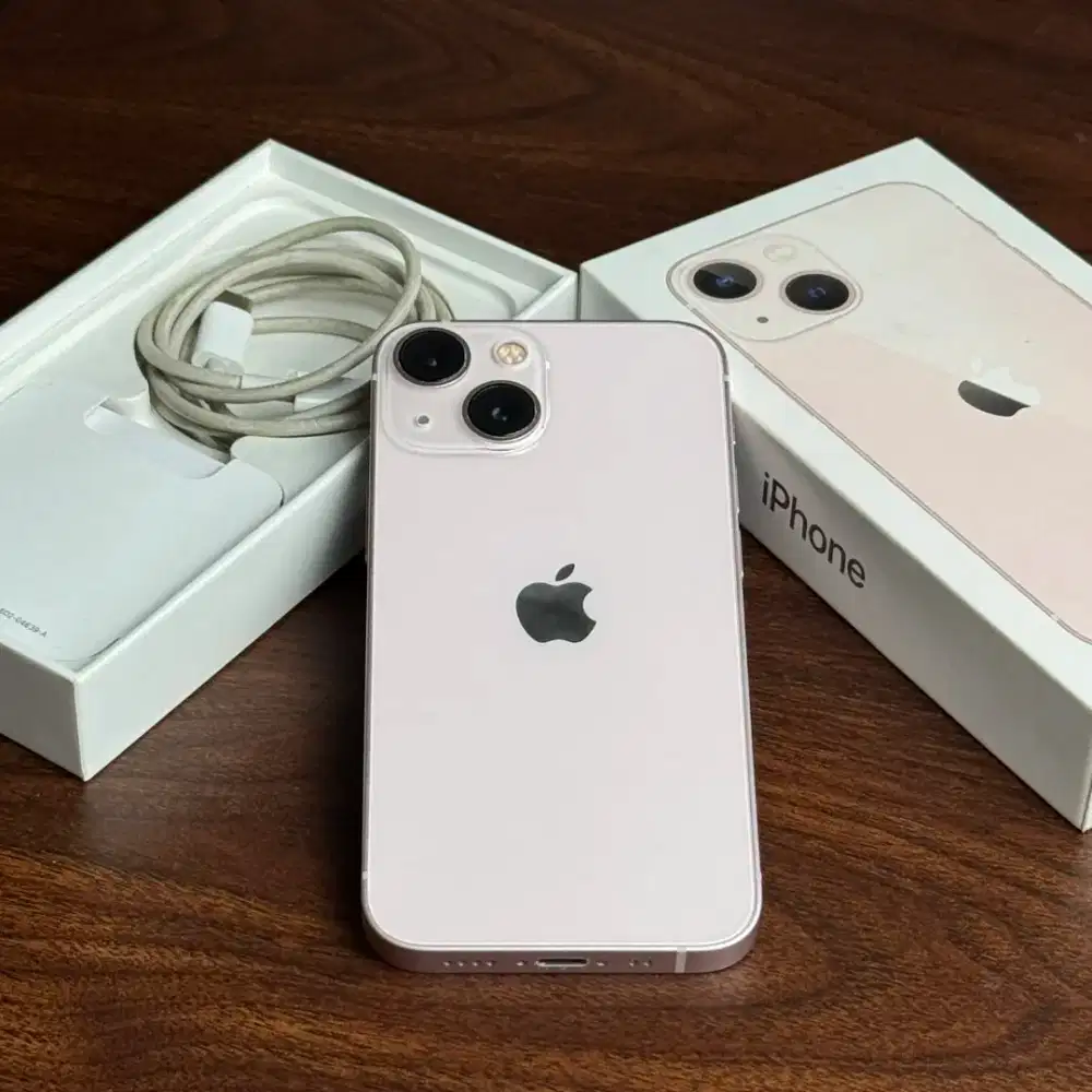 IPhone mini 13 128, [ Pink ] Garansi Resmi iBox.