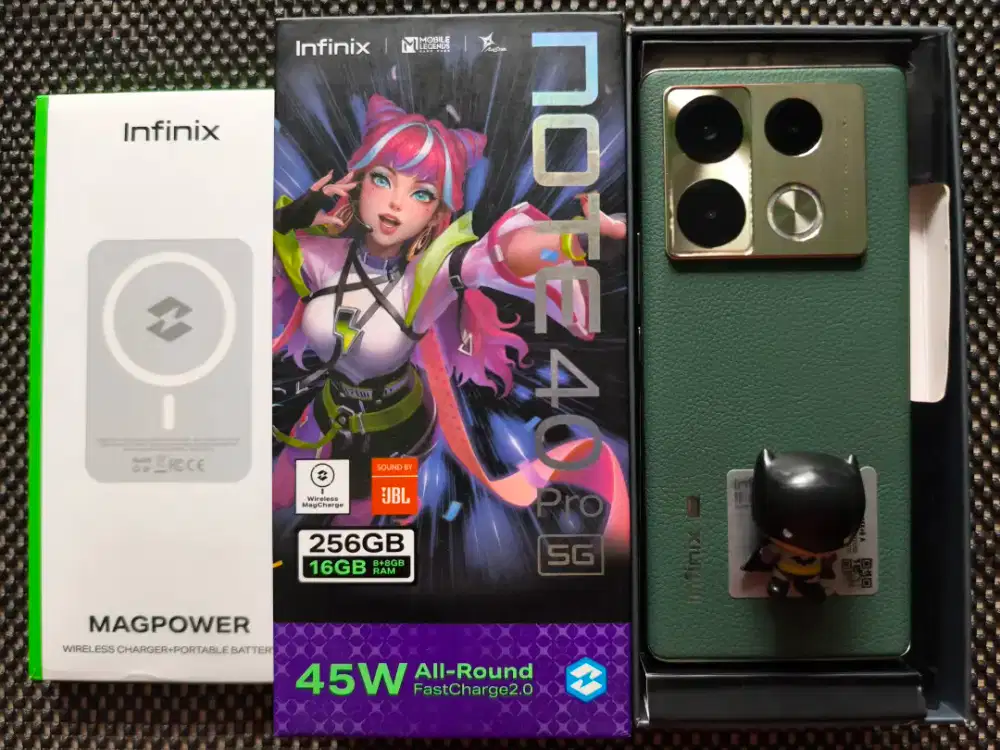 infinix note 40 pro 5g 8/256 fullset