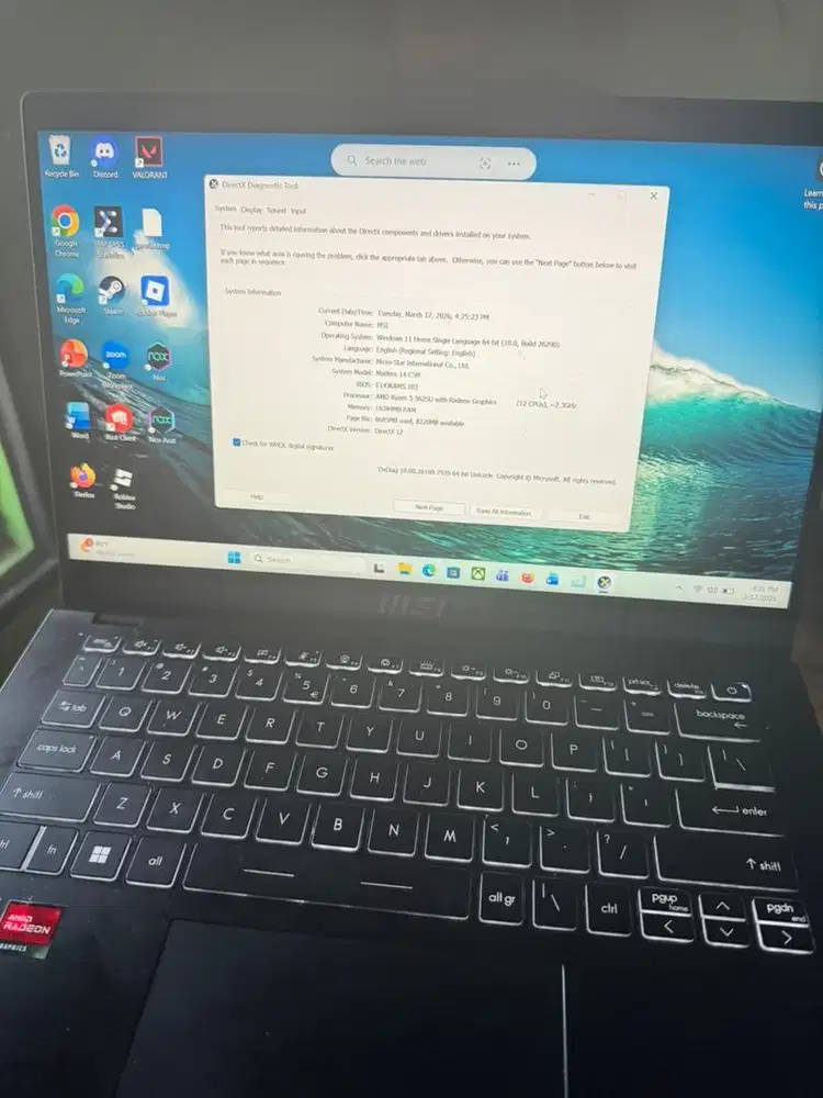 MSI Modern 14 C5M (Ryzen 5, RAM 16GB)