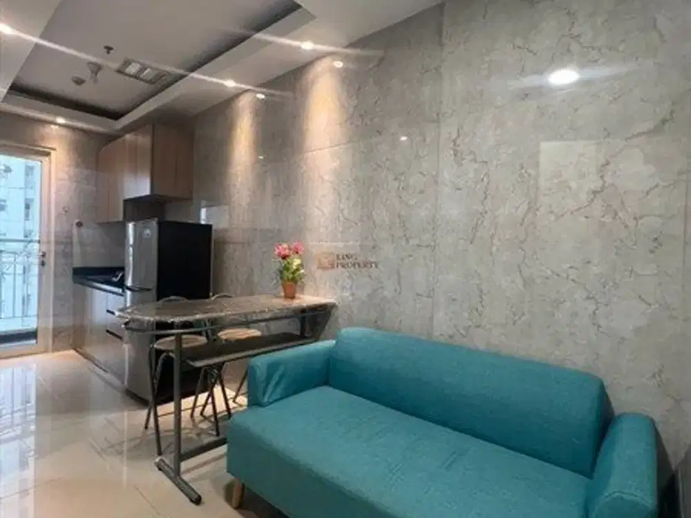 Best Unit! Apartemen Elegant 1BR Furnish Warm Lighting di Madison Park Apartment – Dekat Central Park Mall