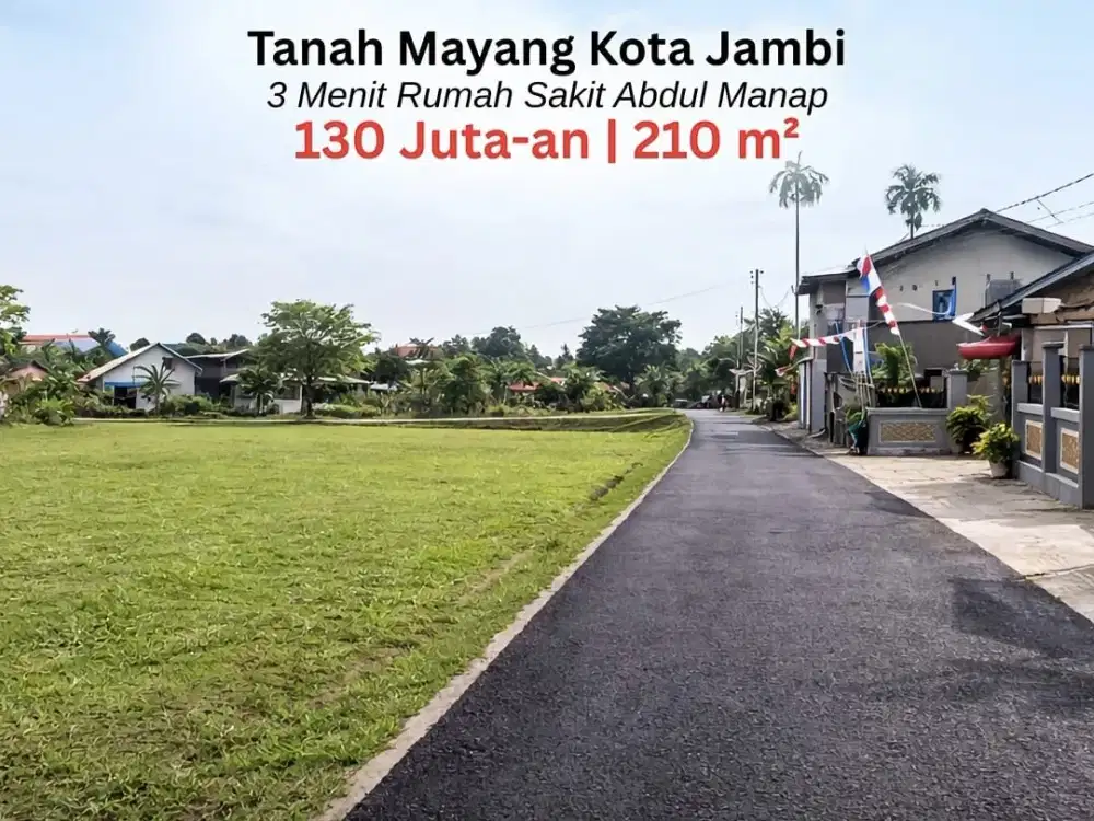 Tanah Mayang Kota Jambi Dekat RS. Abdul Manaf