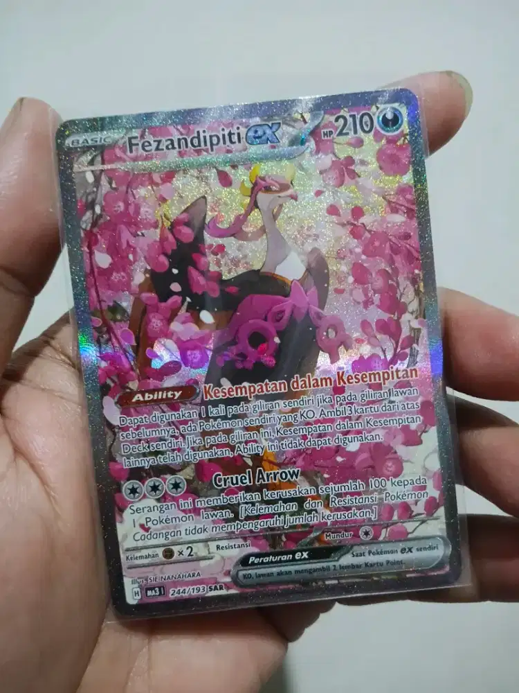 Kartu Pokemon TCG ID Fezandipiti ex SAR