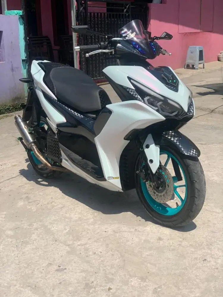 Aerox new connected 2022 motor rawatan