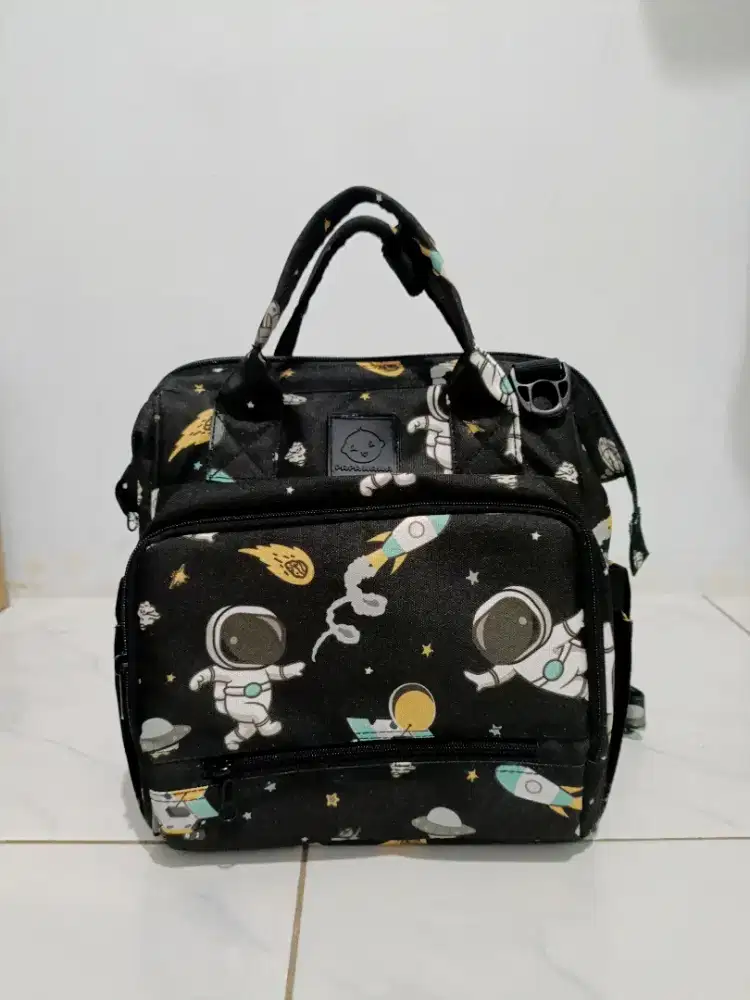 Papamama Mini Diaper Bag - Onyx
