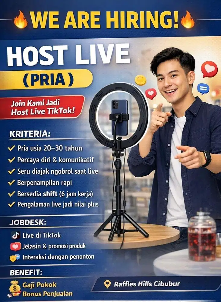 Host Live Streaming Pria