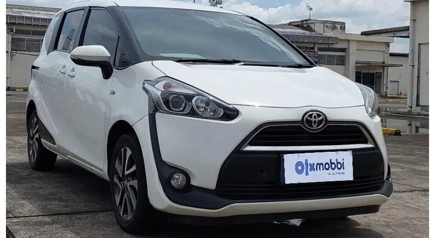 TDP 6,JT, Toyota Sienta 1.5 G Bensin-AT Putih 2017