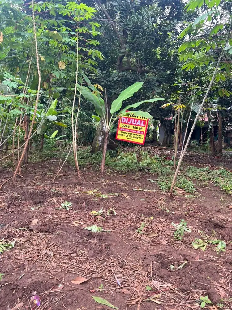 Di jual cepat Tanah SHM, free bbn