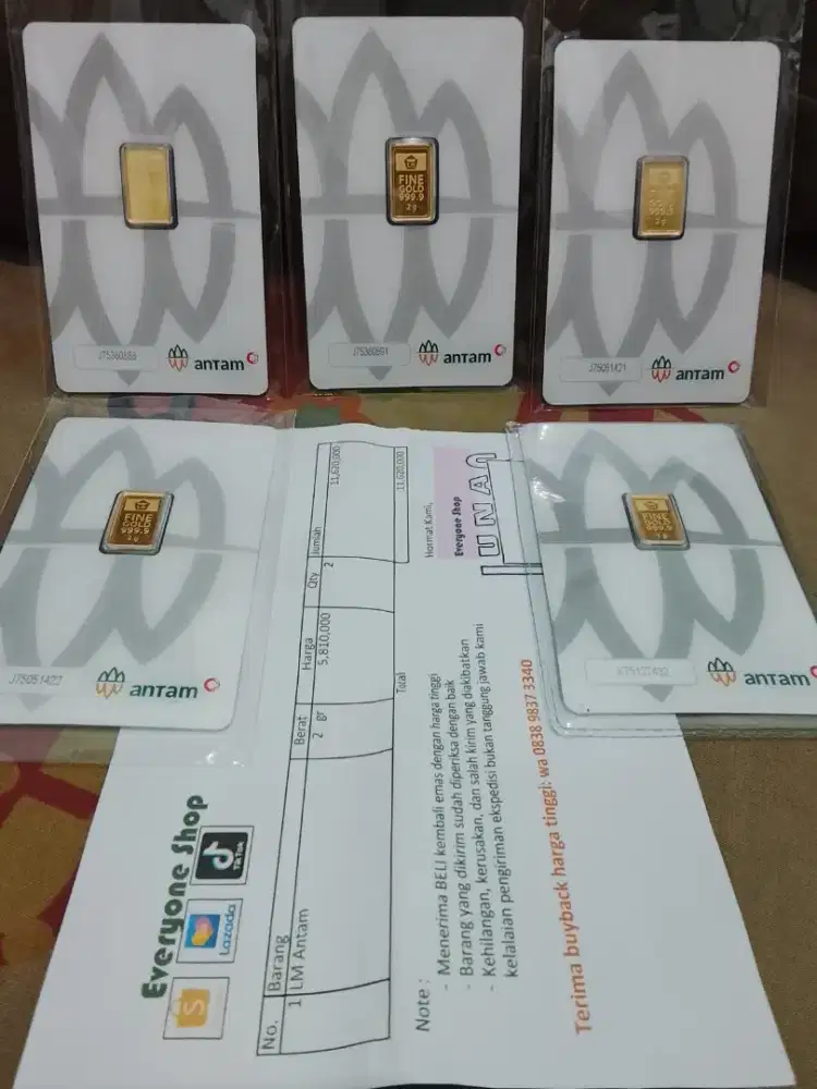 LM Antam 2 dan 1 gram