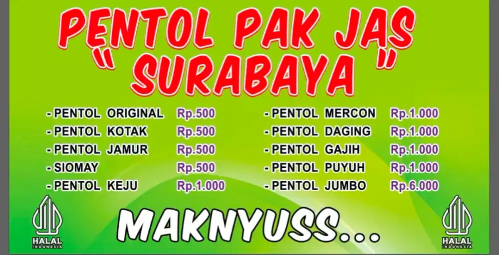 Pentol pak jas surabaya legend