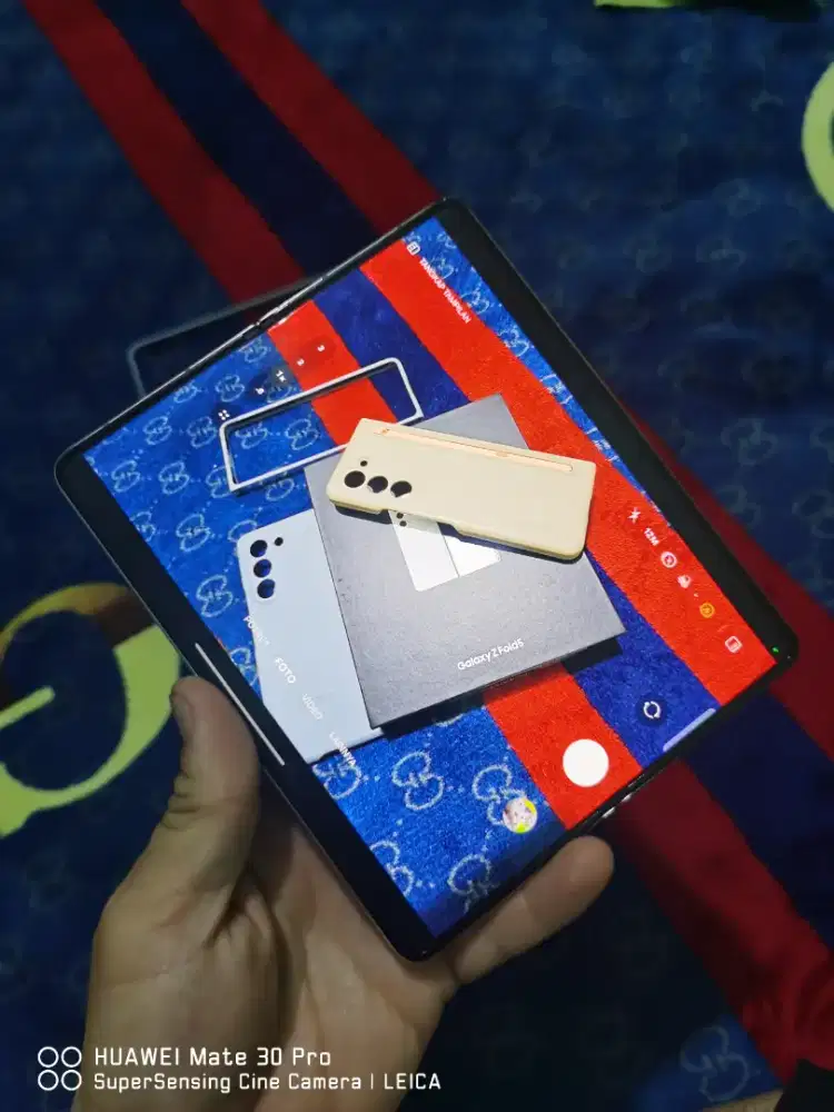 SAMSUNG GALAXY Z FOLD 5. ORIGINAL SEIN LAYAR AMAN LUAR DLM. RAM 12/512