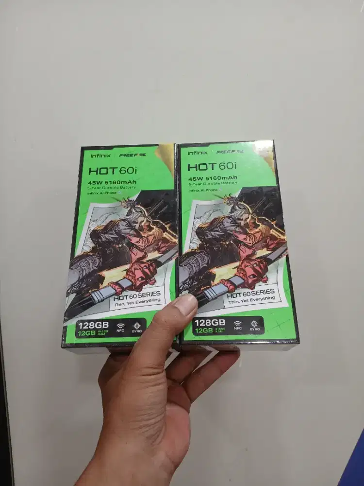 Fast respon WA Infinix Hot 60i NFC 6+6/128 Garansi resmi 1thn