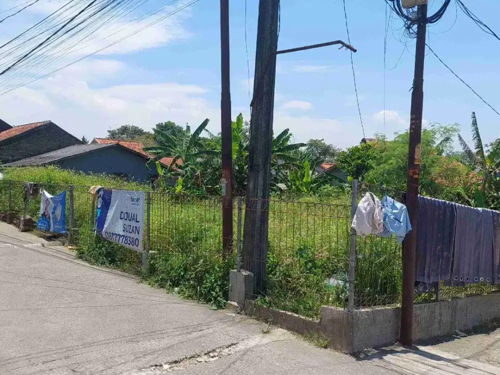 Tanah siap bangun harga NJOP di jual cepat di Rangkapan jaya Pancoran Mas kota Depok