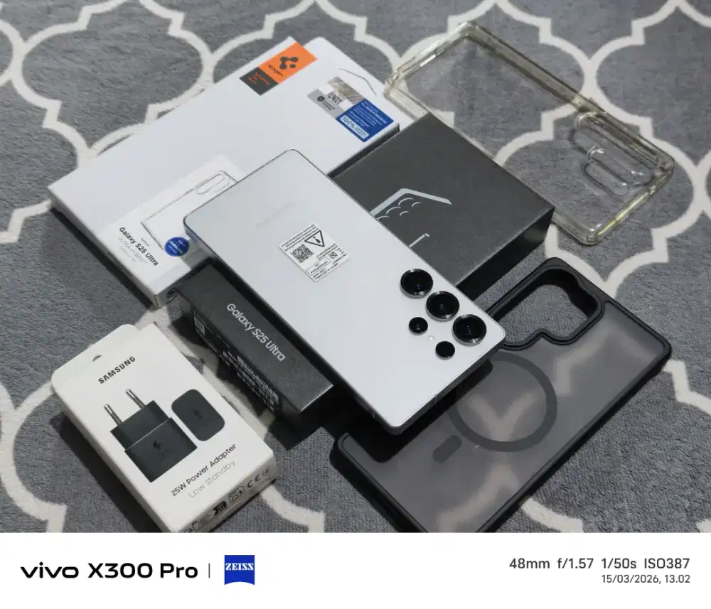 Samsung S25 Ultra 12/256GB, Fullset Original, Garansi resmi aktif